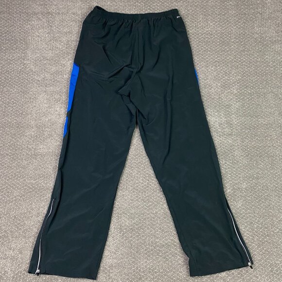 Nike Woven Track Pants Men's Large Black Dri-Fit Ankle Zip Stretch 427149 015 - Picture 4 of 16
